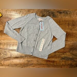 Cat & Jack Jeweled Button Front Cardigan Sweater Size Medium 8